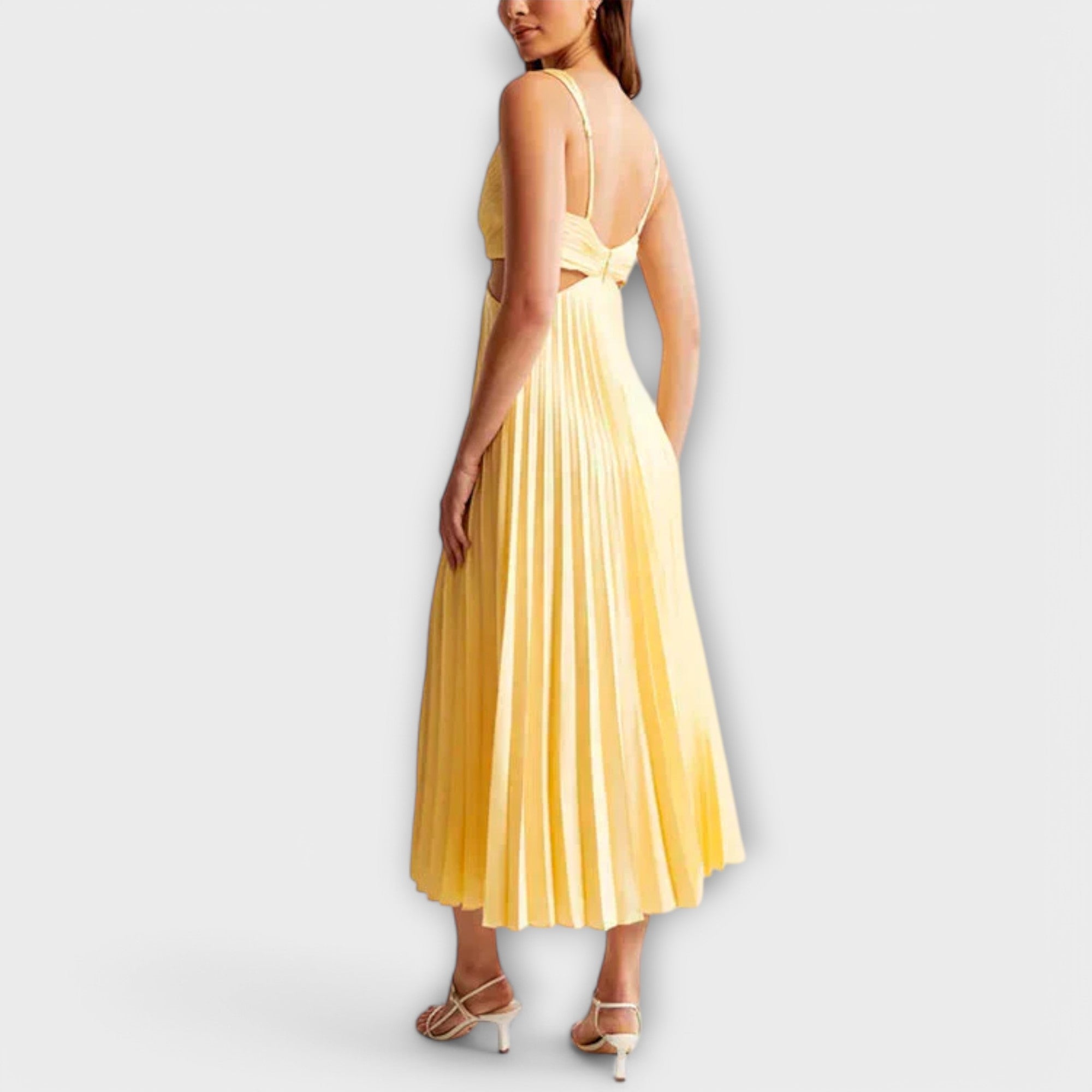 Elora | Elegant Pleated Evening Dress