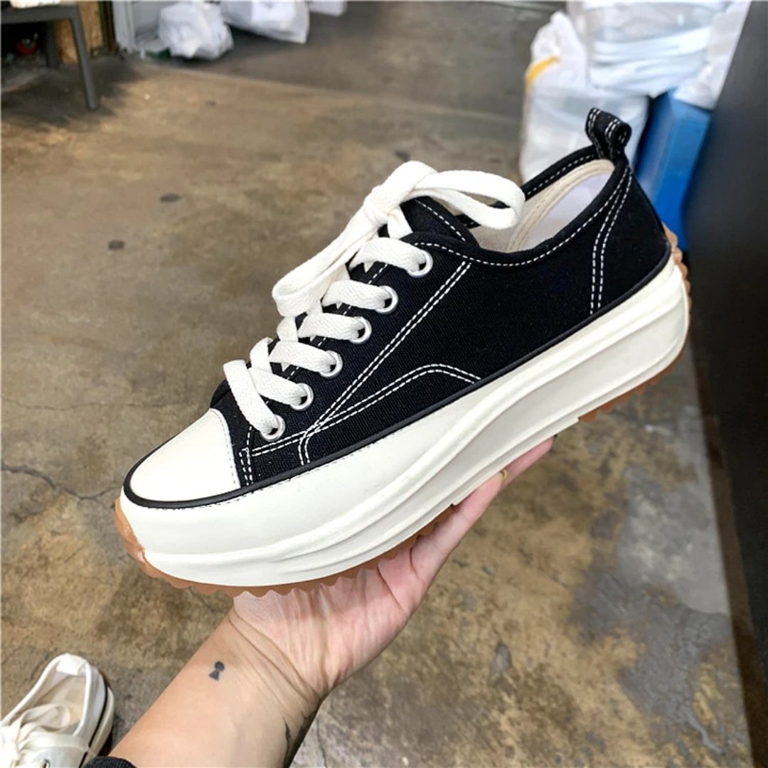 Charlie | Canvas Platform Sneakers