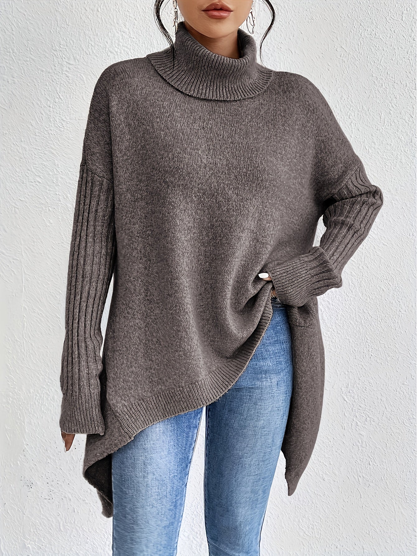 Audrei | Oversized Turtleneck Sweater