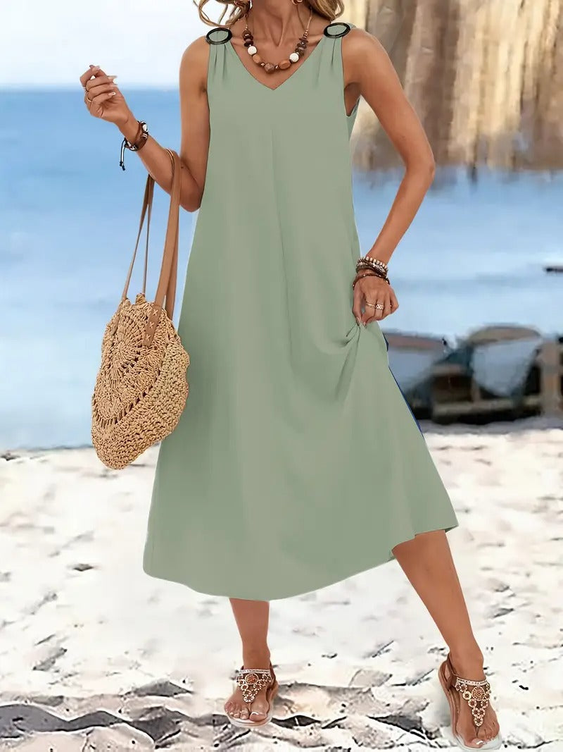 Olivia™ | Sleeveless Beach Dress