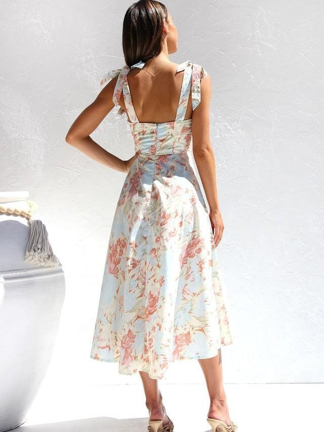 Kira - Printed Midi Dress