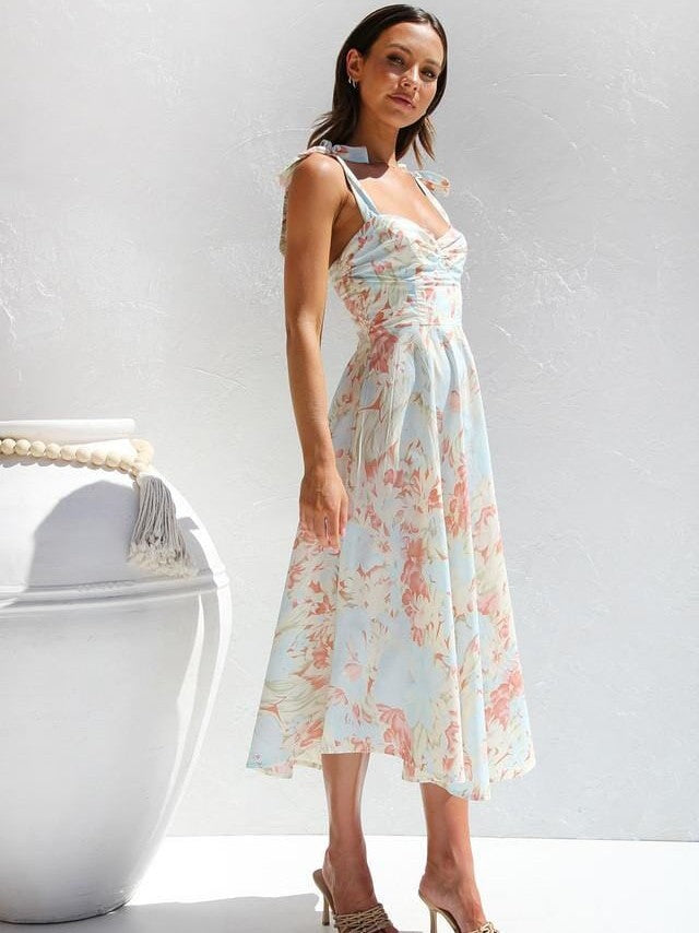 Kira - Printed Midi Dress