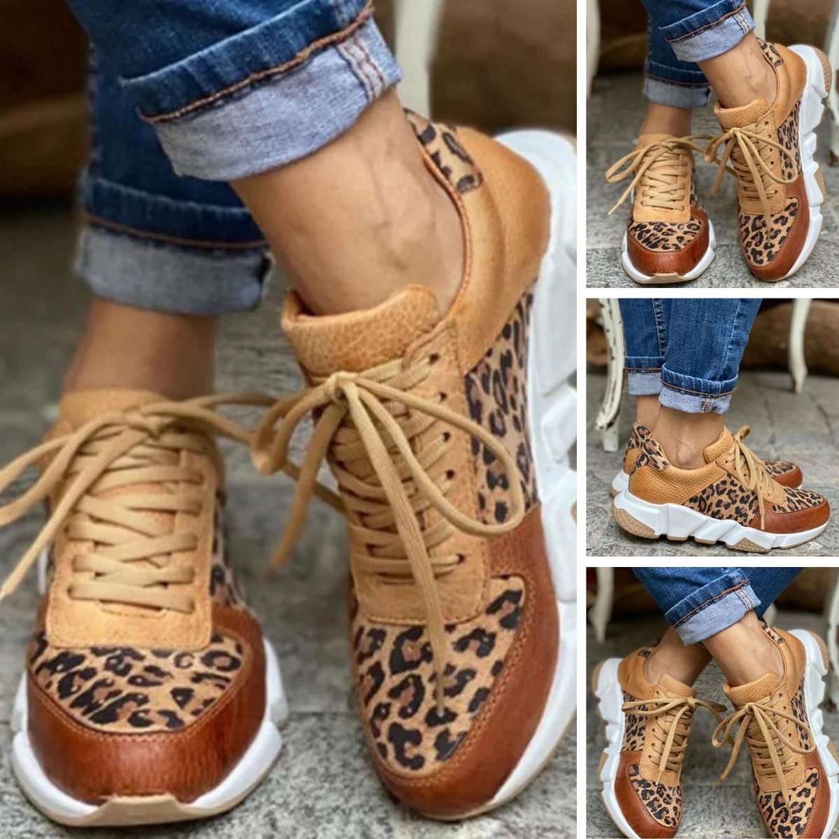 Lara | Leopard Orthopedic Casual Shoes