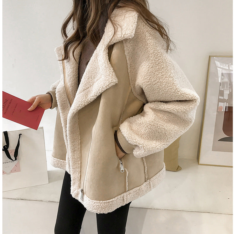 Erin | Oversized Shearling Jacket