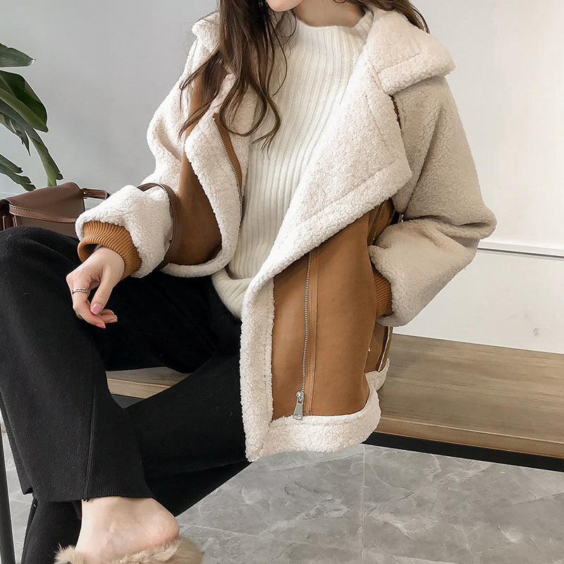 Erin | Oversized Shearling Jacket