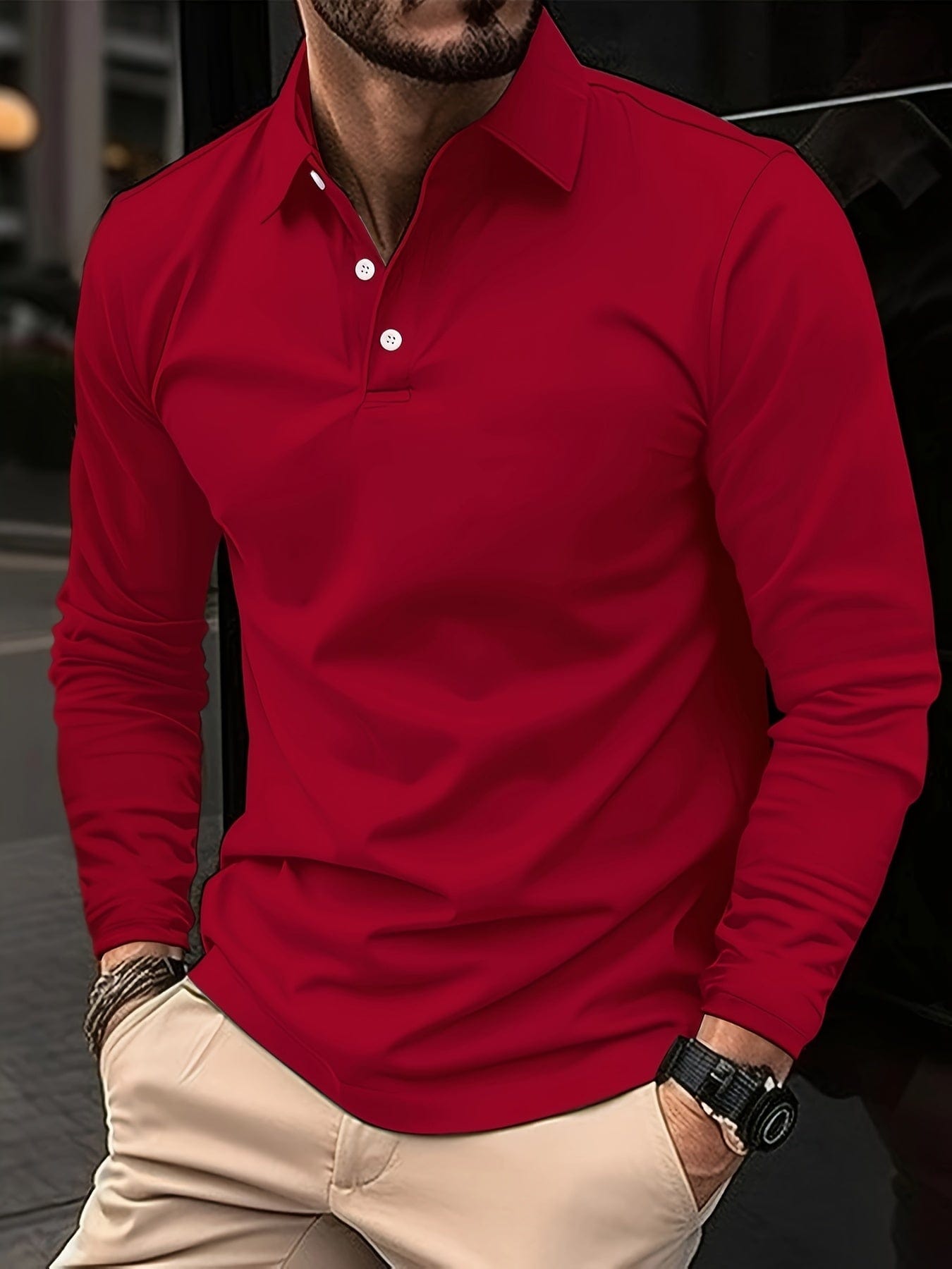 Preston | Long-Sleeved Polo Shirt