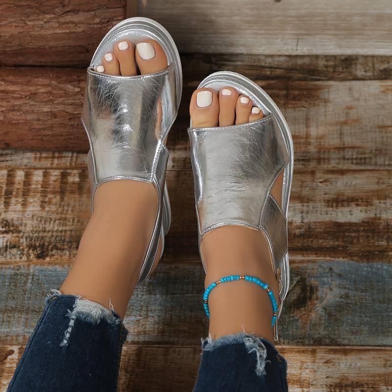 Vina | Orthopedic Shiny Sandals